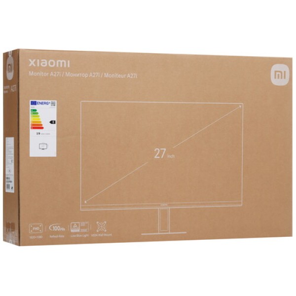 27" Монитор Xiaomi A27i черный