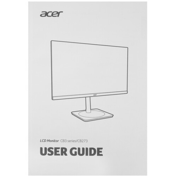 27" Монитор Acer Vero CB273bemipruzx черный