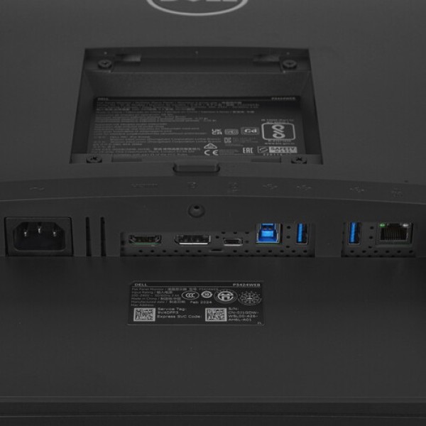 34" Монитор Dell P3424WEB черный