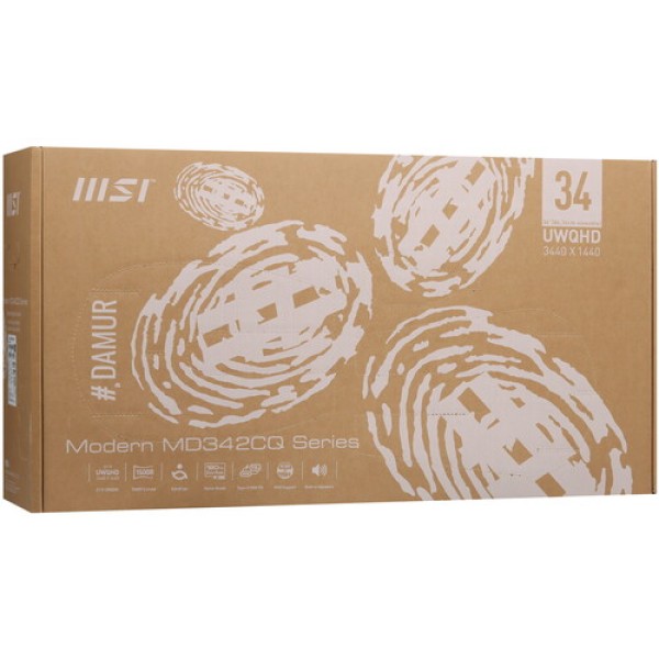 34" Монитор MSI Modern MD342CQP черный