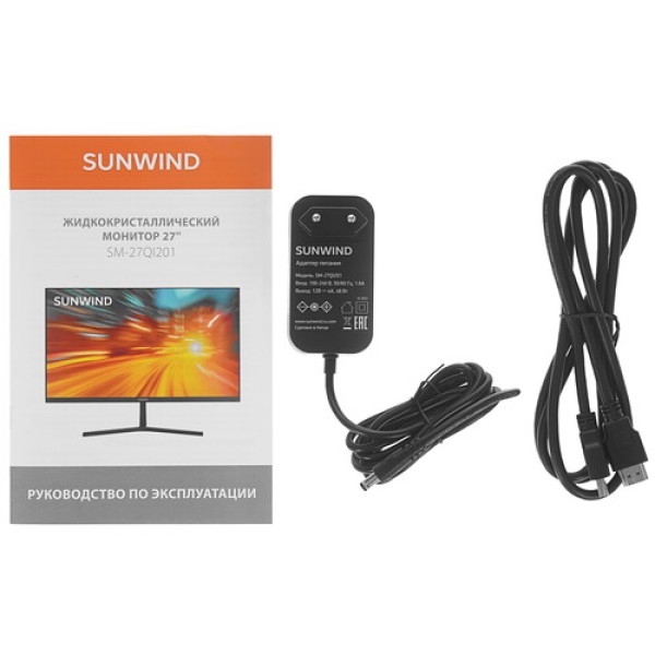 27" Монитор SunWind SM-27QI201 черный
