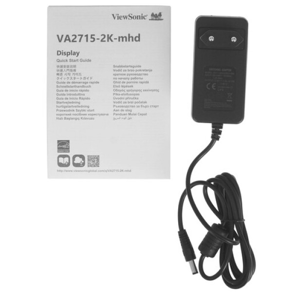 27" Монитор ViewSonic VA2715-2K-MHD черный