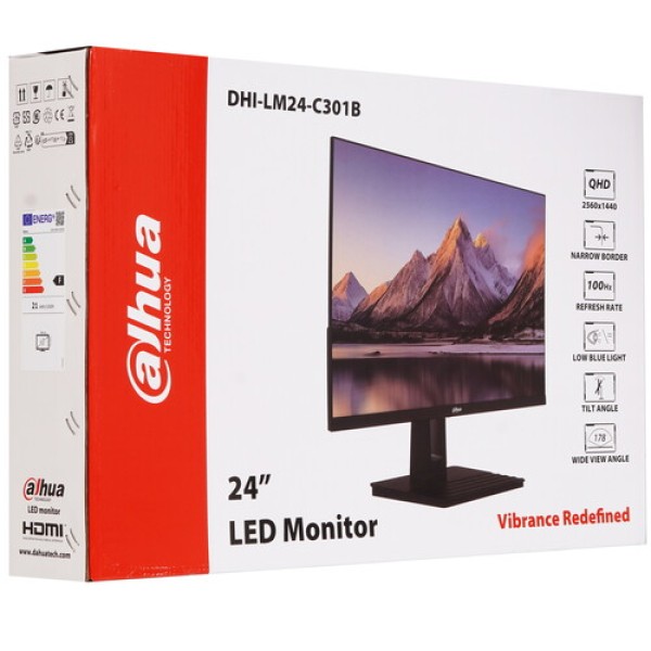 23.8" Монитор Dahua DHI-LM24-C301B черный