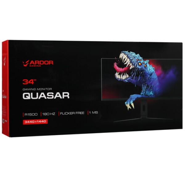34" Монитор ARDOR GAMING QUASAR AQW34H3 черный