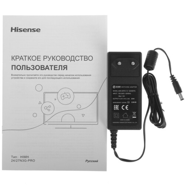 27" Монитор Hisense 27N3G-PRO черный