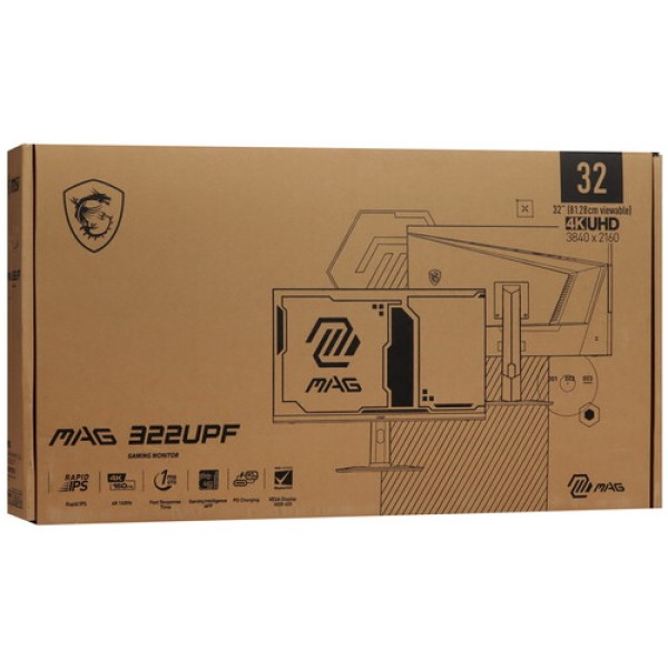31.5" Монитор MSI MAG 322UPF черный