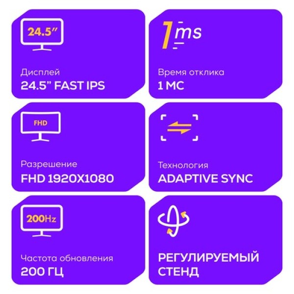 24.5" Монитор Machenike MCF25F200L-W белый