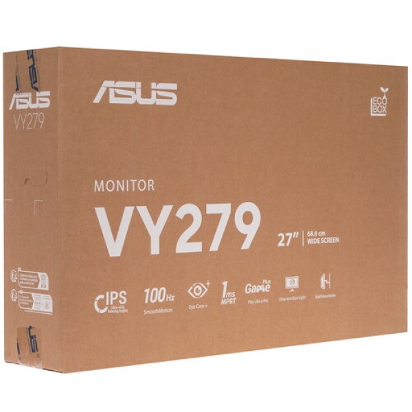 27" Монитор ASUS VY279HF-W белый