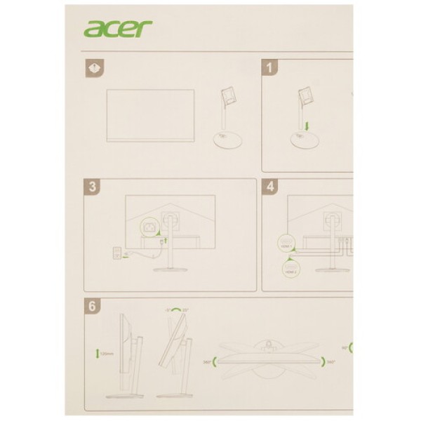 27" Монитор Acer Nitro XV272UW2bmiiprx черный