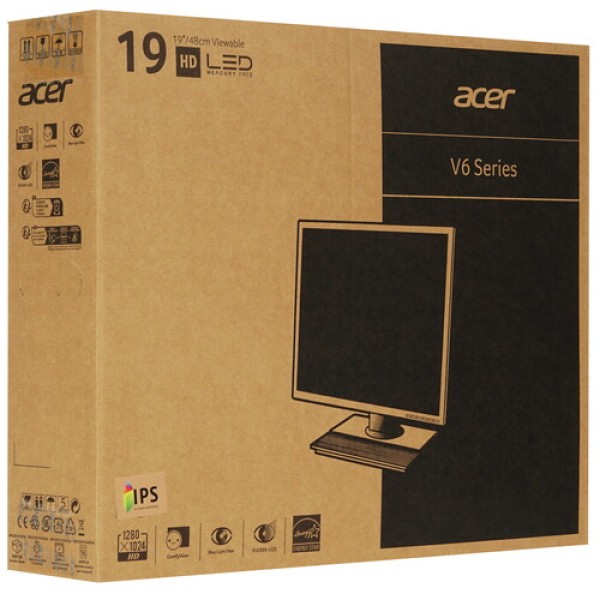 19" Монитор Acer V196LBbmi черный