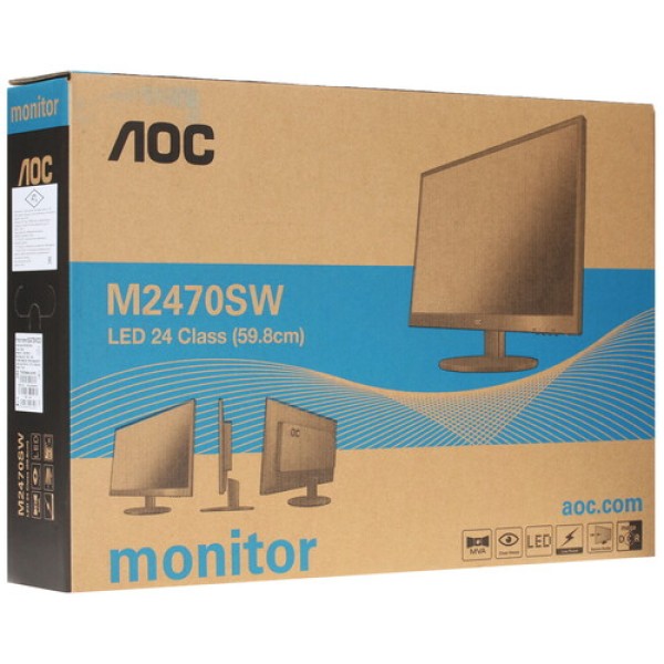 23.6" Монитор AOC M2470SWD23 черный