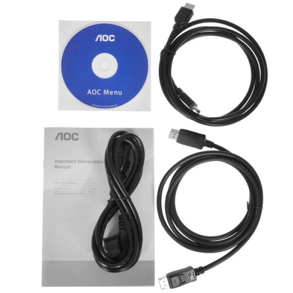 28" Монитор AOC U28G2XU2/BK черный