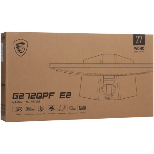 27" Монитор MSI G272QPF E2 черный
