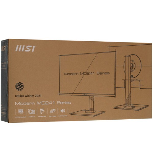 23.8" Монитор MSI Modern MD241PW белый
