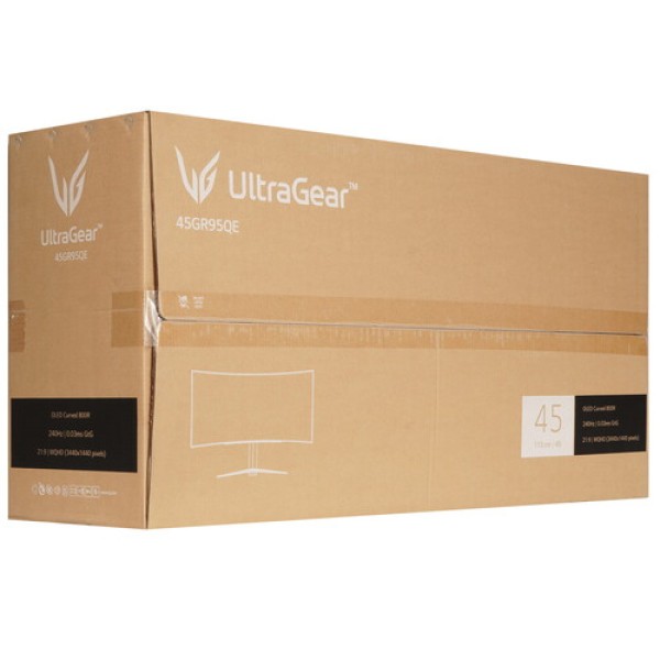 45" Монитор LG UltraGear 45GR95QE-B черный