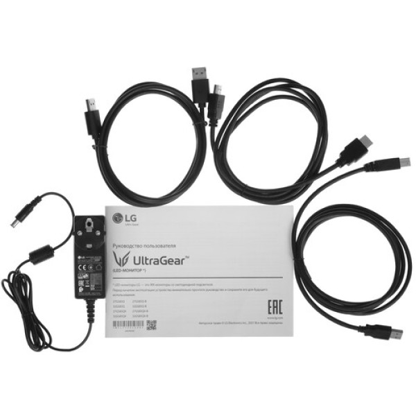27" Монитор LG UltraGear 27GS85Q-B черный