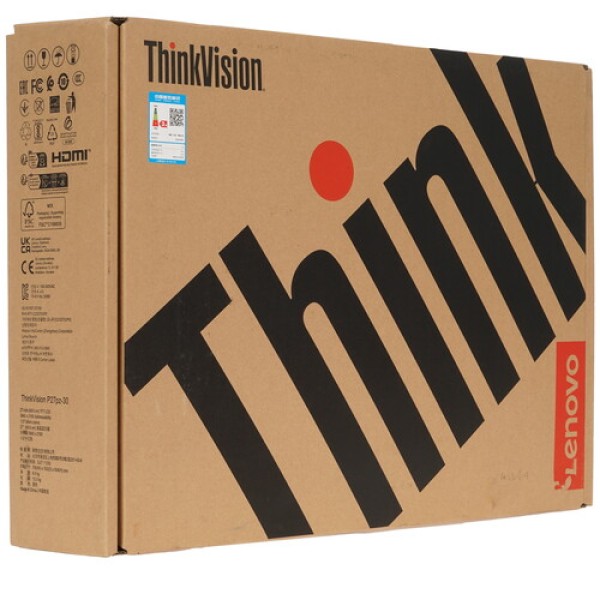 27" Монитор Lenovo ThinkVision P27pz-30 серый