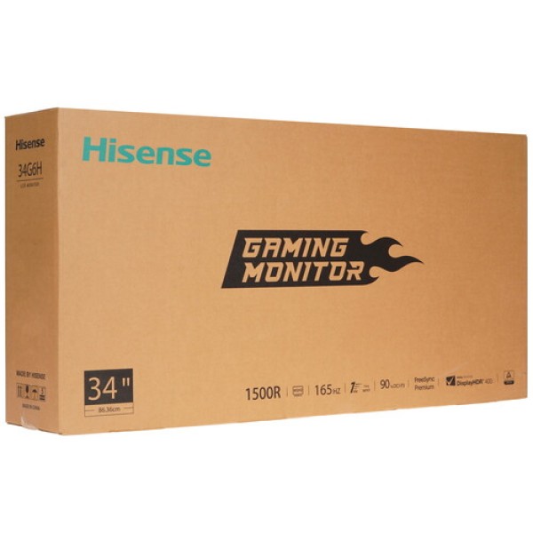 34" Монитор Hisense 34G6H черный