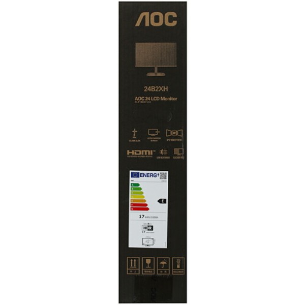 23.8" Монитор AOC 24B2XH черный