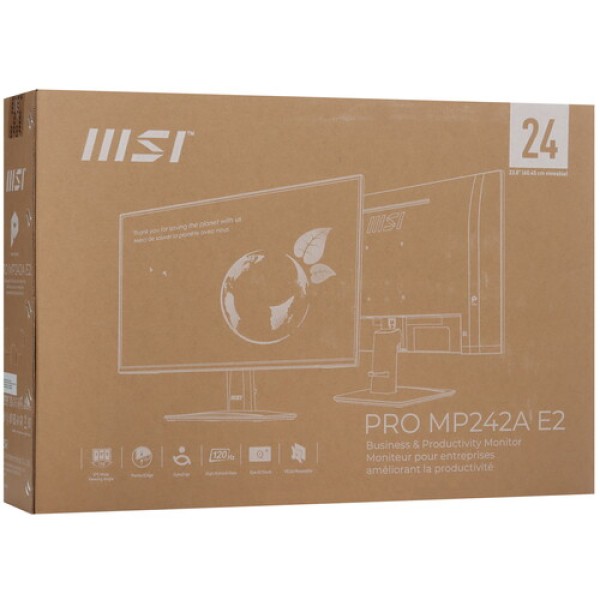 23.8" Монитор MSI PRO MP242A E2 черный