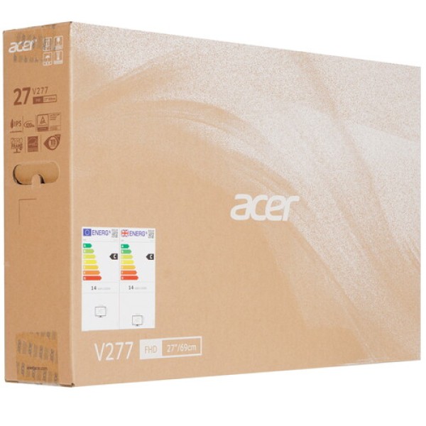 27" Монитор Acer V277Gbi черный