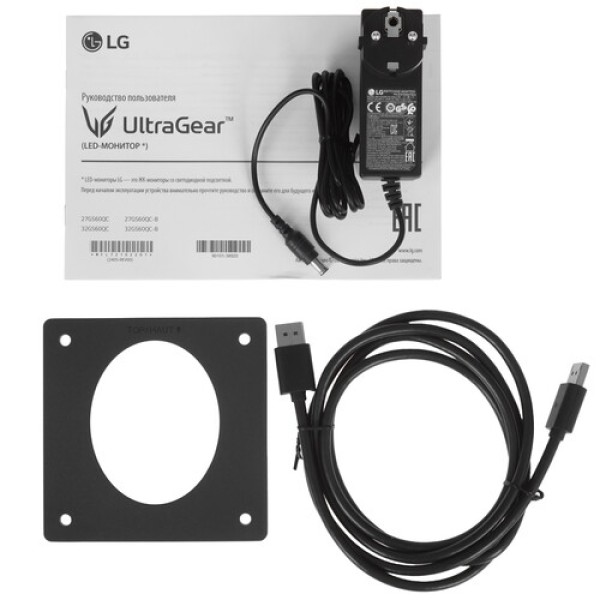 31.5" Монитор LG UltraGear 32GS60QC-B черный