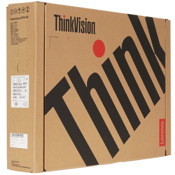 27" Монитор Lenovo ThinkVision P27h-30 серый