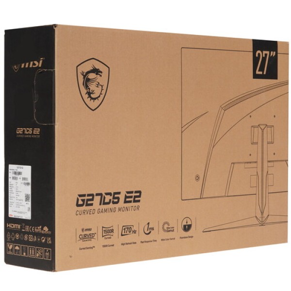 27" Монитор MSI G27C5 E2 черный