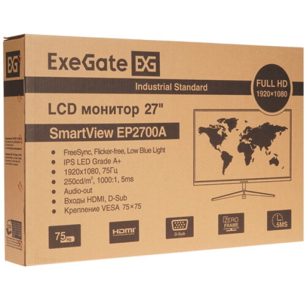 27" Монитор ExeGate SmartView EP2700A черный