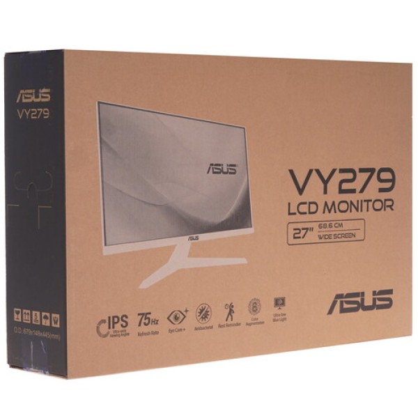 27" Монитор ASUS VY279HE-W белый