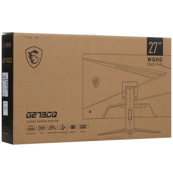 27" Монитор MSI G273CQ черный