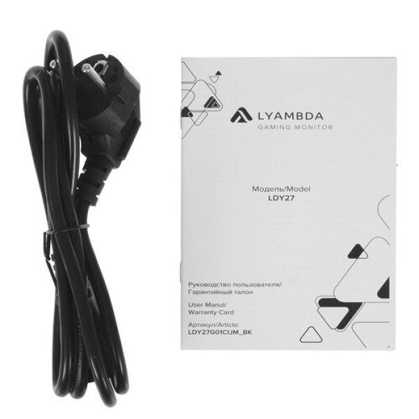 27" Монитор LYAMBDA LDY27G01CIJM черный