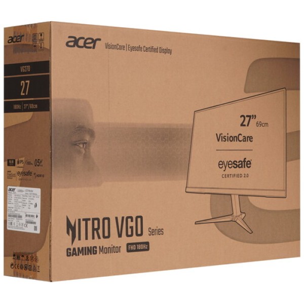 27" Монитор Acer Nitro VG270M3bmiipx черный
