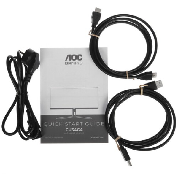 34" Монитор AOC CU34G4 черный