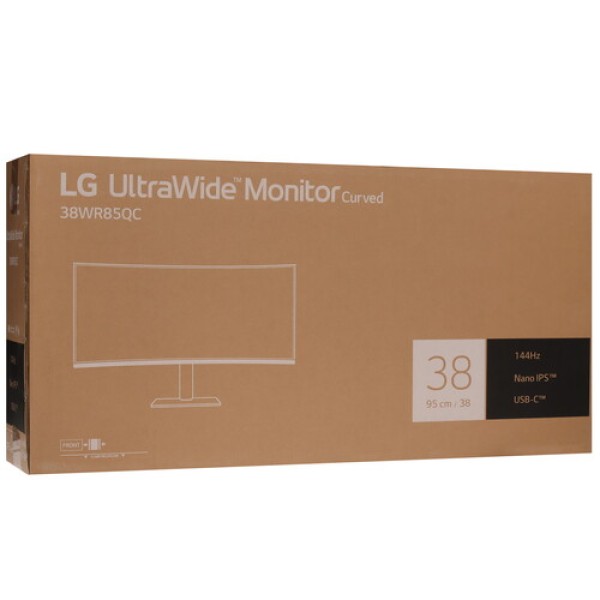 37.5" Монитор LG UltraWide 38WR85QC-W белый