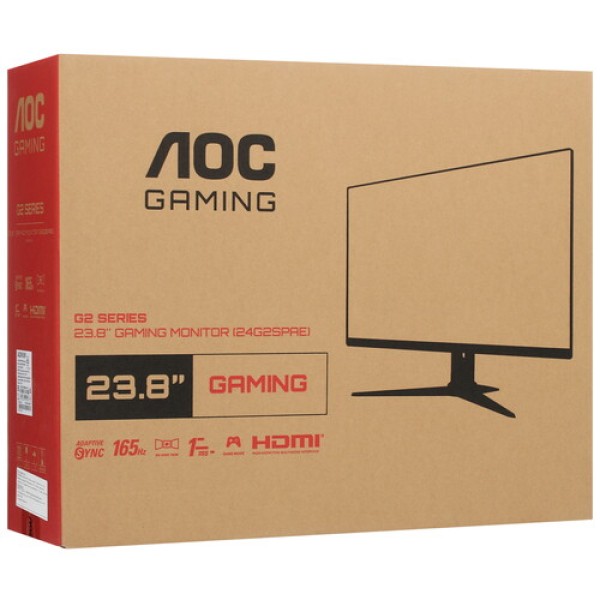 23.8" Монитор AOC 24G2SPAE черный