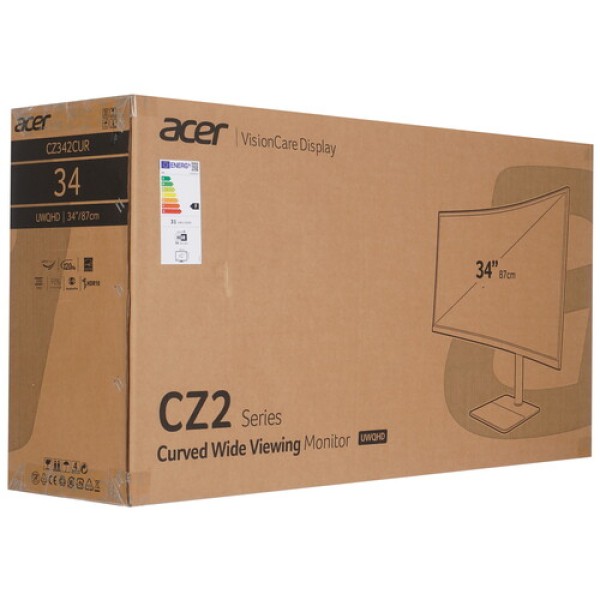 34" Монитор Acer CZ342CURJ0bmiphuzx черный