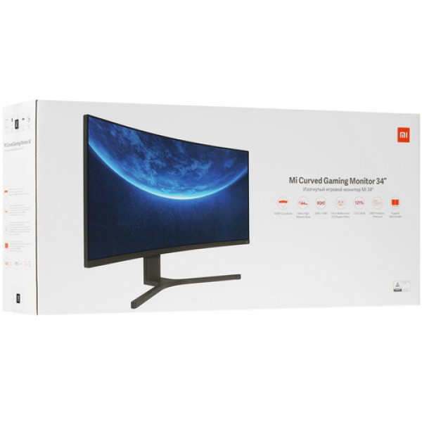 34" Монитор Xiaomi Mi Curved Gaming Monitor 34 черный