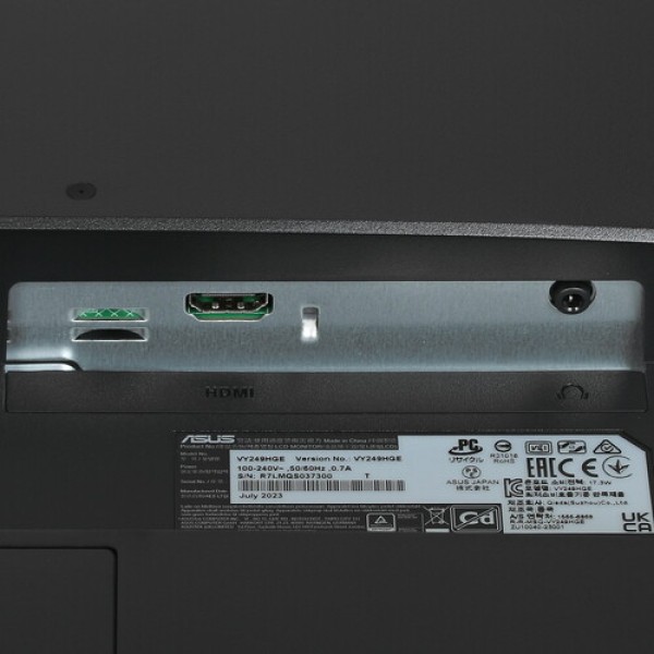 23.8" Монитор ASUS VY249HGE черный