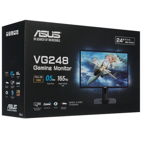 24" Монитор ASUS VG248QG черный