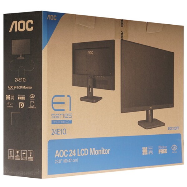 23.8" Монитор AOC 24E1Q черный