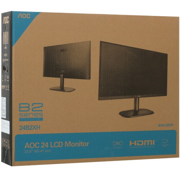 23.8" Монитор AOC 24B2XH черный