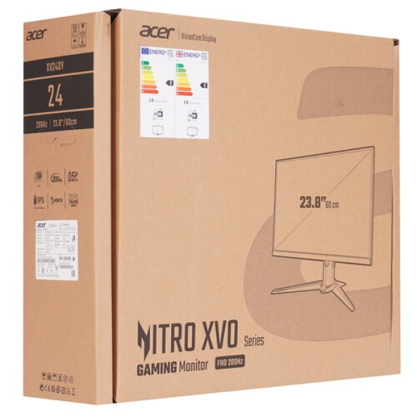 23.8" Монитор Acer XV240YX1bmiipr черный