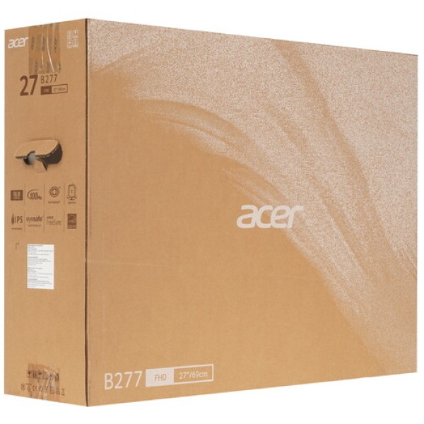 27" Монитор Acer Vero B277Ebmiprxv черный