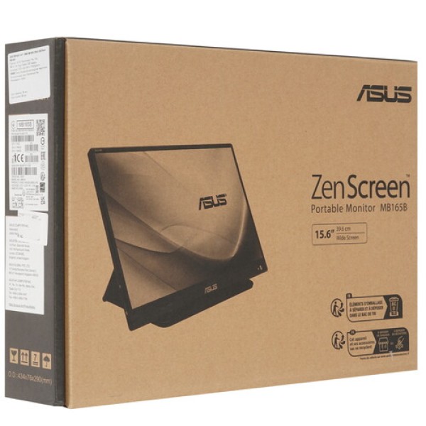15.6" Монитор ASUS ZenScreen MB165B черный