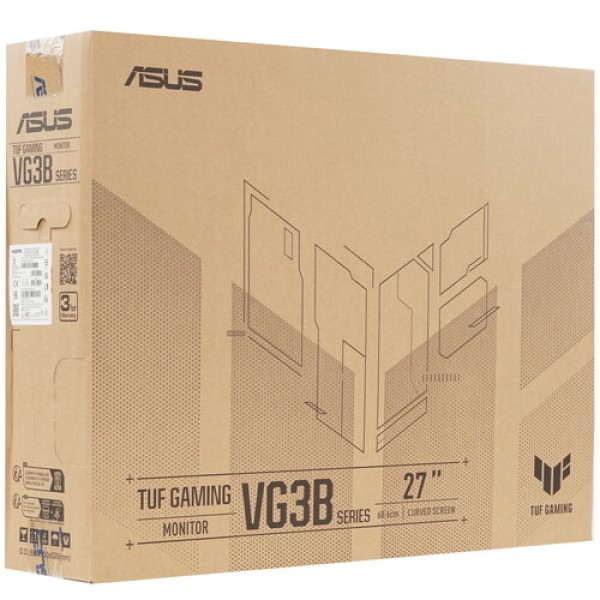 27" Монитор ASUS TUF Gaming VG27VQ3B черный