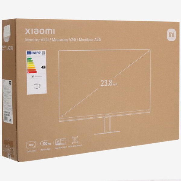 23.8" Монитор Xiaomi A24i черный