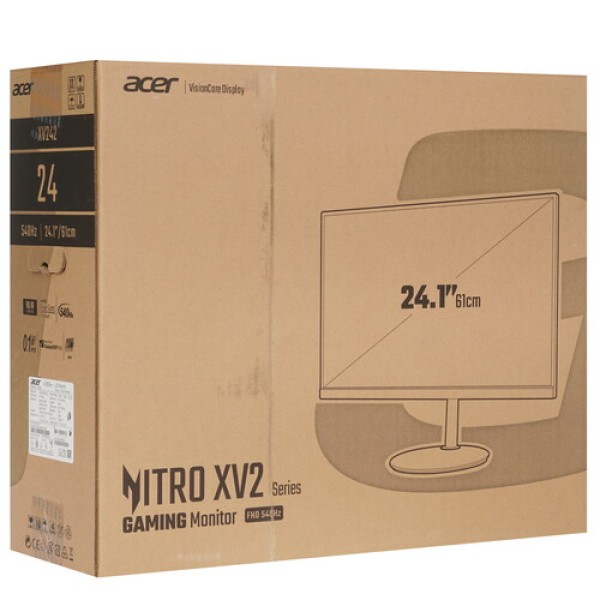 24.1" Монитор Acer Nitro XV242Fbmiiprx черный