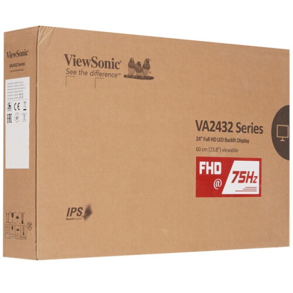 23.8" Монитор ViewSonic VA2432-H черный