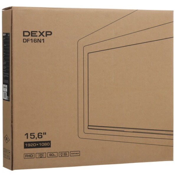 15.6" Монитор DEXP DF16N1 черный